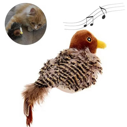 Chirpy Melody Cat Bird Toy