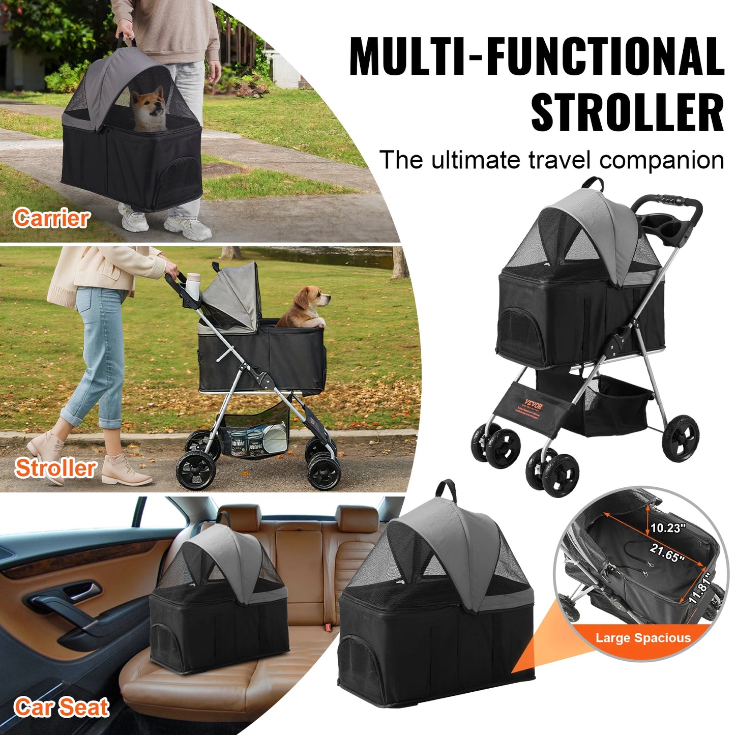 Easy Ride Pet Stroller